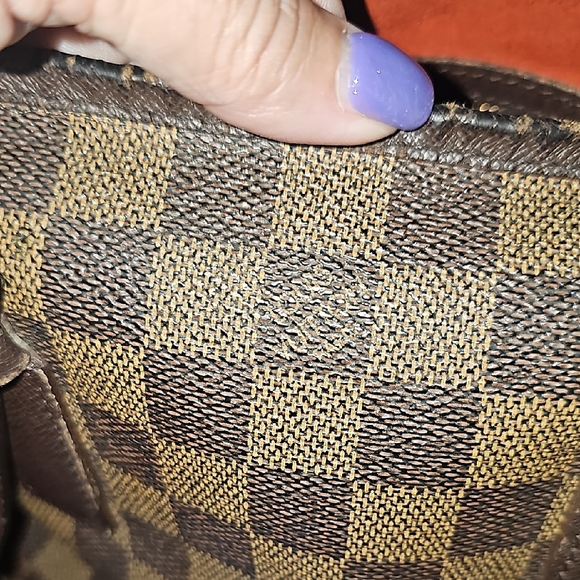 LOUIS VUITTON Damier Ebene Marais With COA Bucket REHAB - Picture 4 of 13